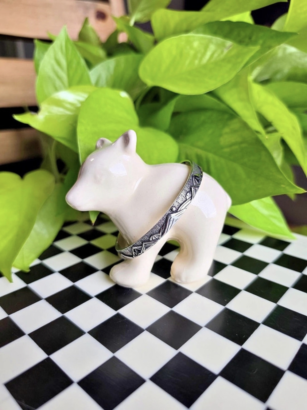 Gorgeous Southwest Sterling Silver Cuff Bracelet
